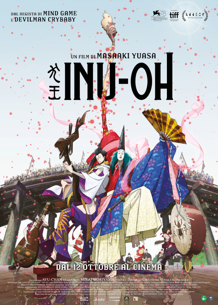 Inu-Oh: elenco delle sale per il film in arrivo il 12 ottobre